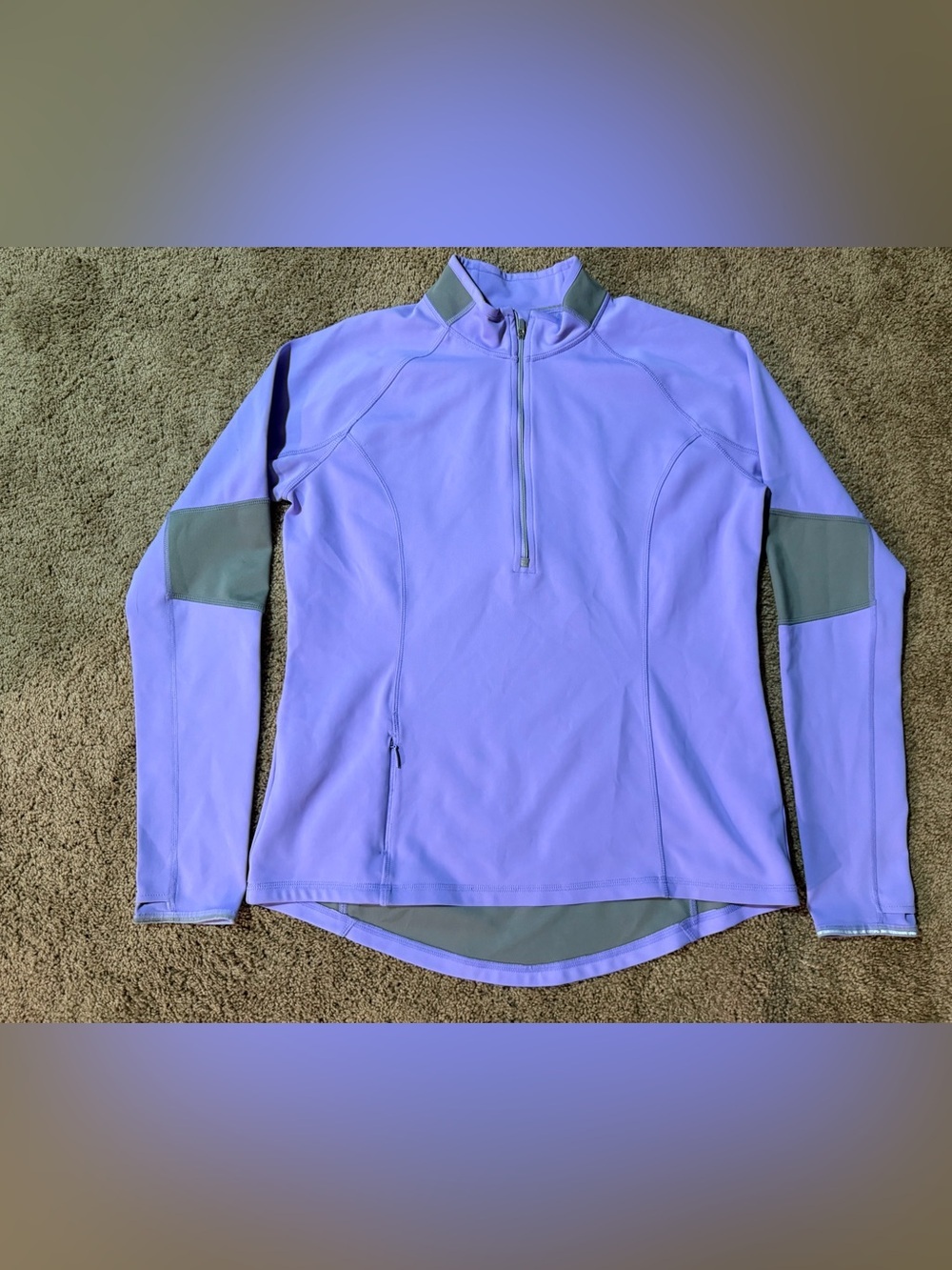 Athleta Lunar Half Zip Running Top NWOT